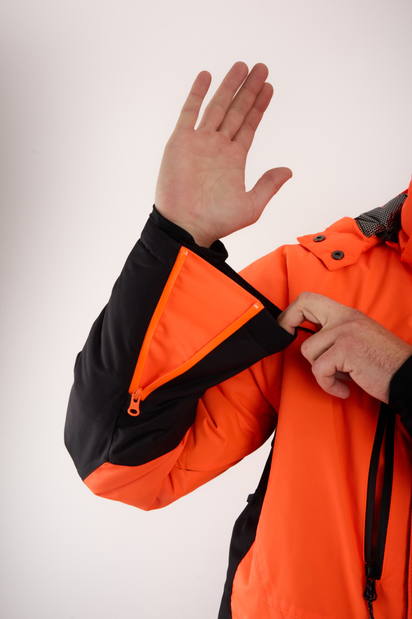 Мембранный костюм PAYER Кайт, зимний -35, черный-оранжевый