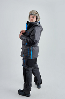 Камчатка МАГМА костюм для рыбалки GRAYLING. зимний, т.графит-синий