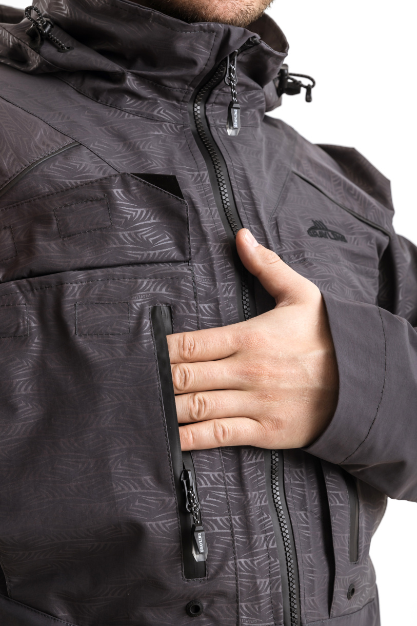 Тугур костюм для рыбалки GRAYLING, серый