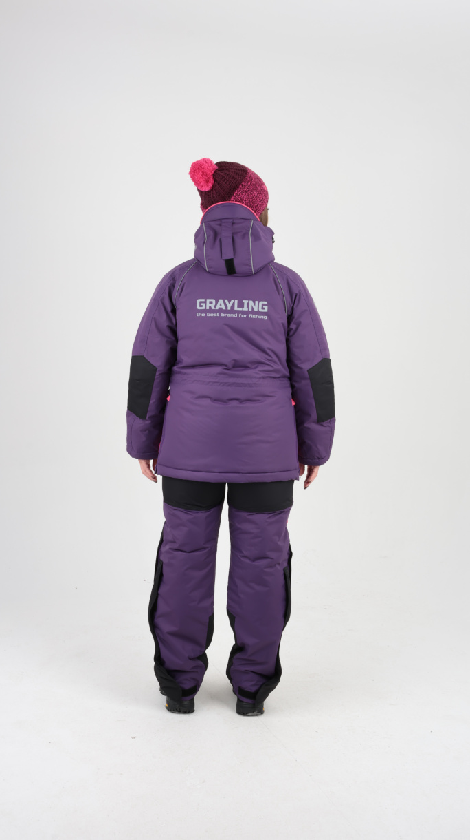 Камчатка МАГМА женский костюм для рыбалки GRAYLING зимний, фиолетовый