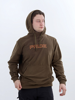 Мерч толстовка флисовая PRIDE, т.хаки