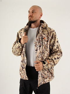 Таир куртка для охоты PRIDE, софт-шелл принт камыш Таир куртка для охоты PRIDE, софт-шелл принт камыш