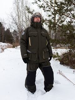 Камчатка МАГМА костюм для рыбалки GRAYLING. зимний хаки