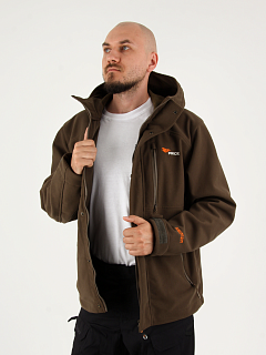 Таир куртка для охоты PRIDE, софт-шелл коричневый Таир куртка для охоты PRIDE, софт-шелл коричневый