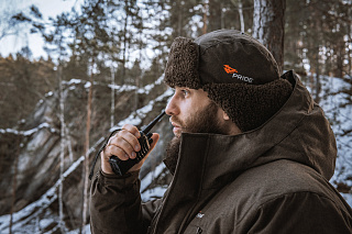 Магнум Шапка-ушанка с флисом PRIDE коричневый