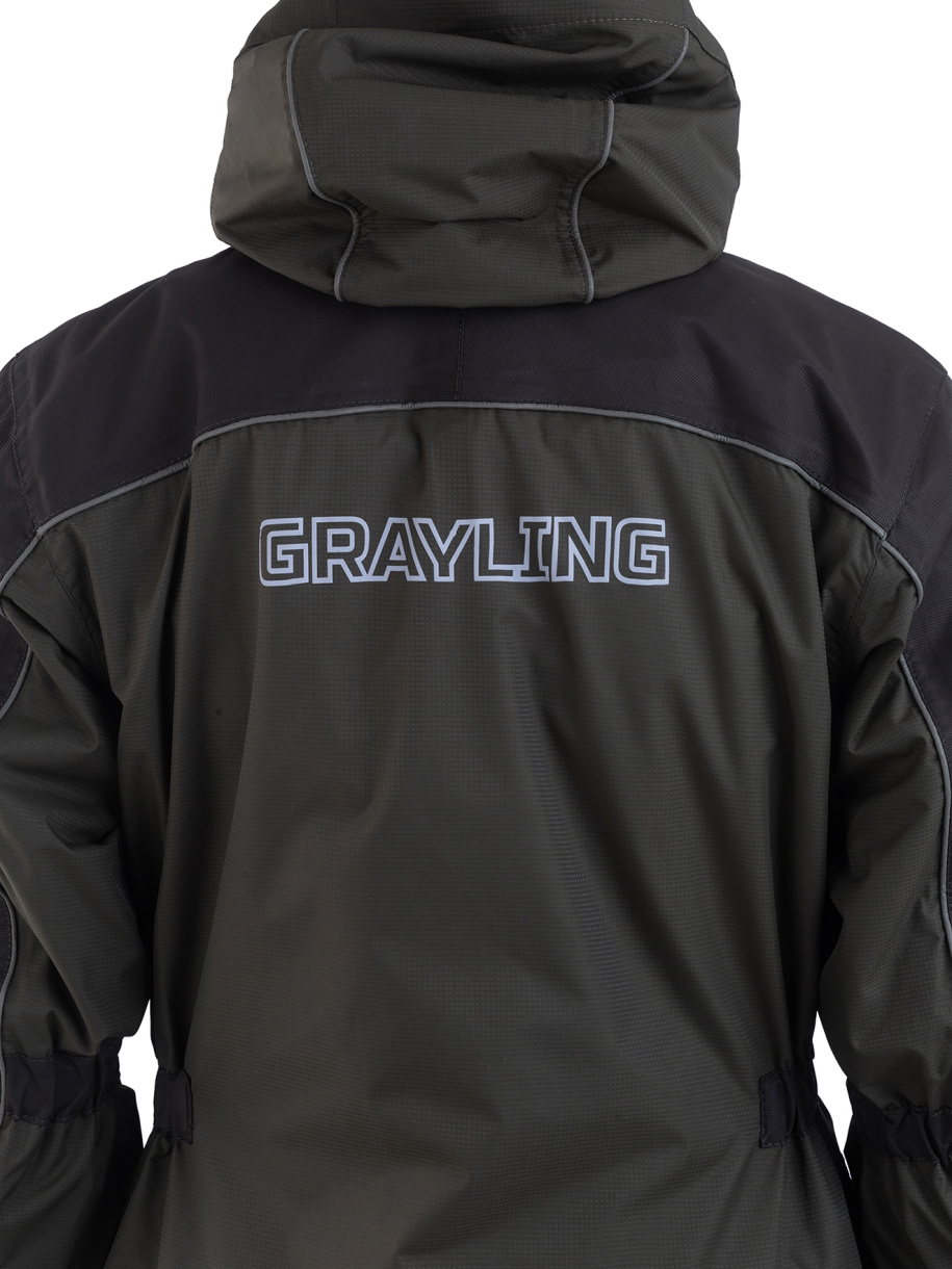Скат V2 костюм для рыбалки GRAYLING демисезонный т.хаки